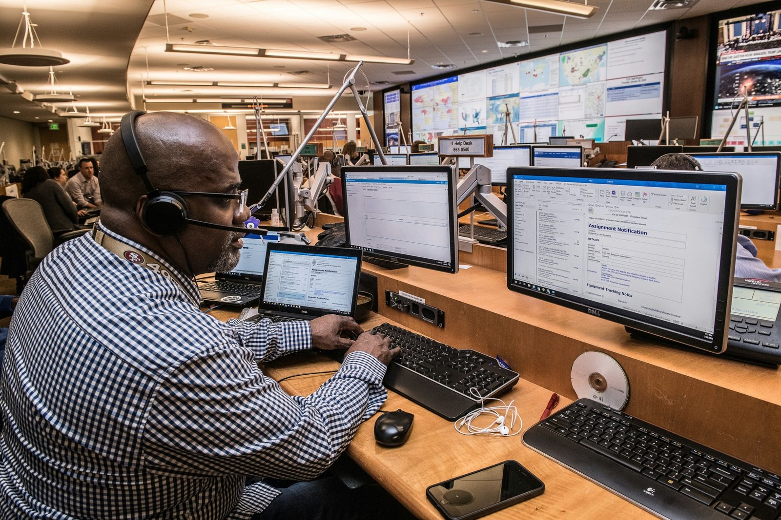 Support and service management
